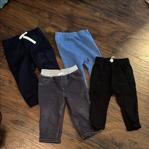 Set of 4 Kids' Assorted Color Bottoms Set